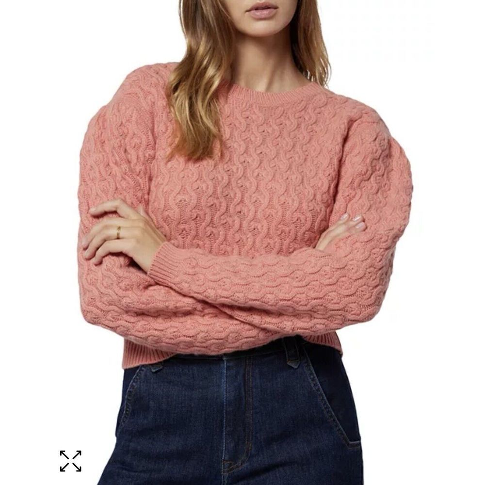 Joie Womens Roland Wool Cashmere Crew Neck Long Sleeve Pullover Size Small